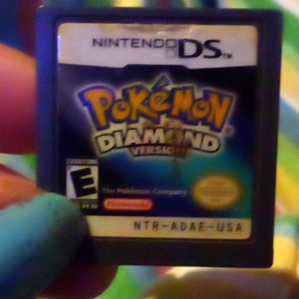 Pokemon Diamond version for a Nintendo DS.